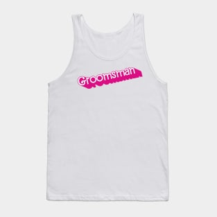 Groomsman Barbie logo Tank Top